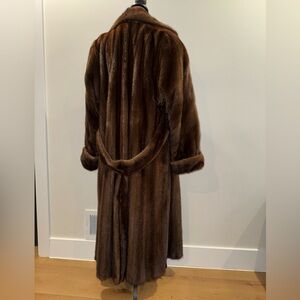 Vintage Real Mink Long Fur Coat